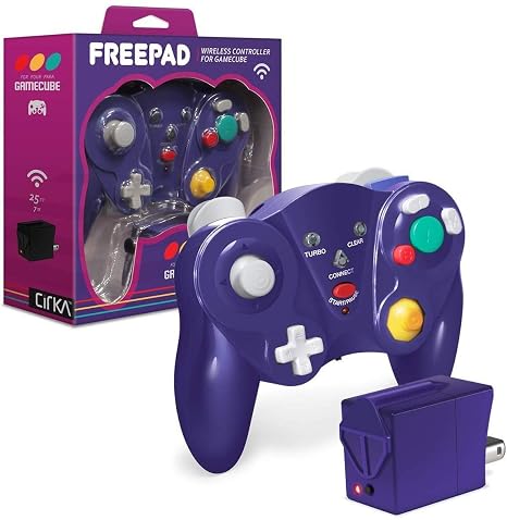 CirKa "FreePad" Wireless Controller for GameCube (Purple)