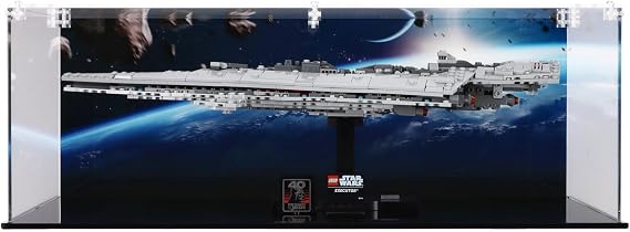 Display Case compatible with LEGO 75356 Executor Super Star Destroyer - (Print 1 Back Panel)