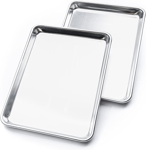 KITCHENATICS Jelly Roll Baking Pan Aluminum Nonstick Warp Free Set of 2