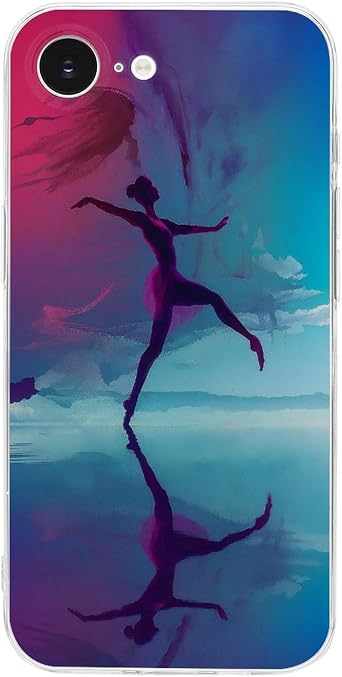 Elegant Ballerina Dance Compatible with iPhone 16 Case Cute Pattern Protective Phone Case iPhone 16 E