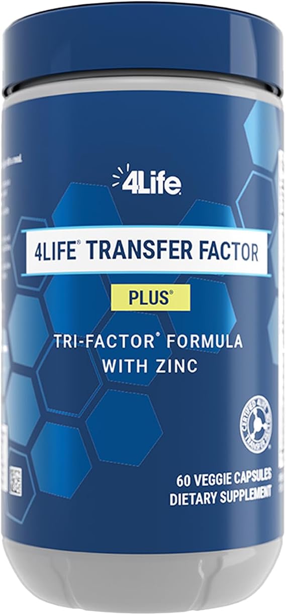 4Life Transfer Factor Plus Zinc Immune Support with Mushrooms, 60 Capsules