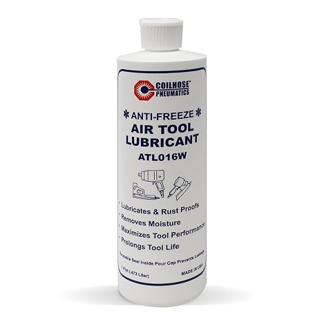 Coilhose Pneumatics ATL016W Wintergrade Air Tool Lubricant, 16-Ounce Bottle