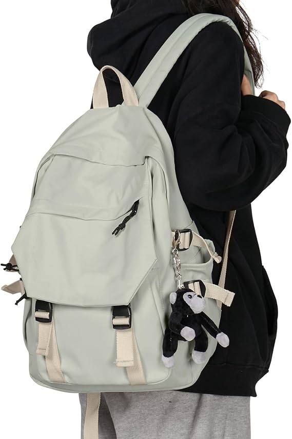 SZLX School Backpack Womens Lightweight School Bag Casual Daypack College Laptop Backpack for Men Women Water Resistant teen backpack Travel Rucksack for Sports High School Middle Bookbag for girls