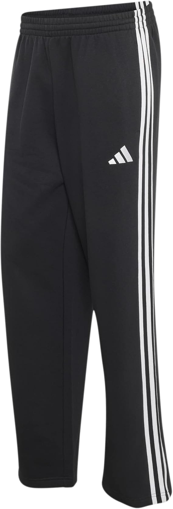 adidas Men's Essentials 3-Stripes Fleece Open Hem Golf Pants