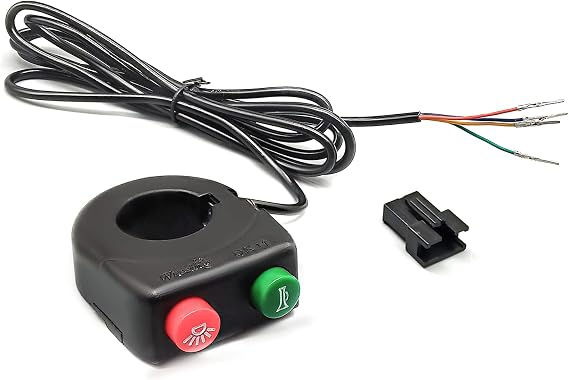 WUXING DK226/DK11 Electric Bike Scooter Light Switch 24V/36V/48V/60V/72V Ebike Lamp and Horn Switch (DK11)