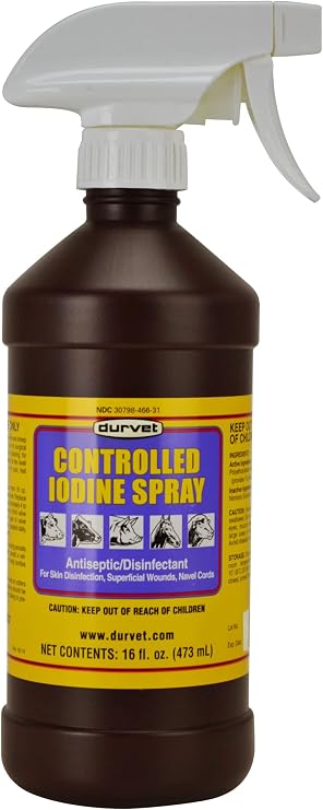 Durvet 066548 1 Pint Controlled Iodine Spray
