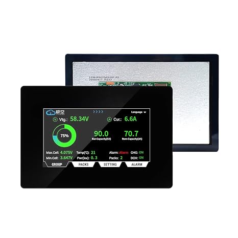 JKBMS 7 Inch LCD Display for JK-PB Inverter BMS V19