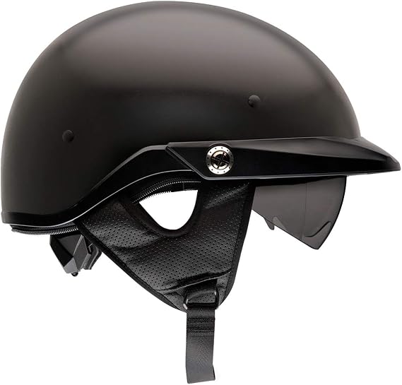 BELL Pit Boss Motorcycle Half Helmet - Matte Black, -Large