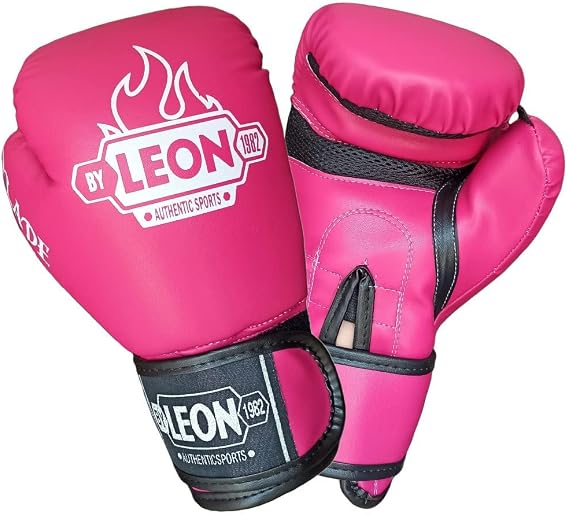 Leon Blade Training Boks, Kick Boks ve Muay Thai Eldiveni Pembe