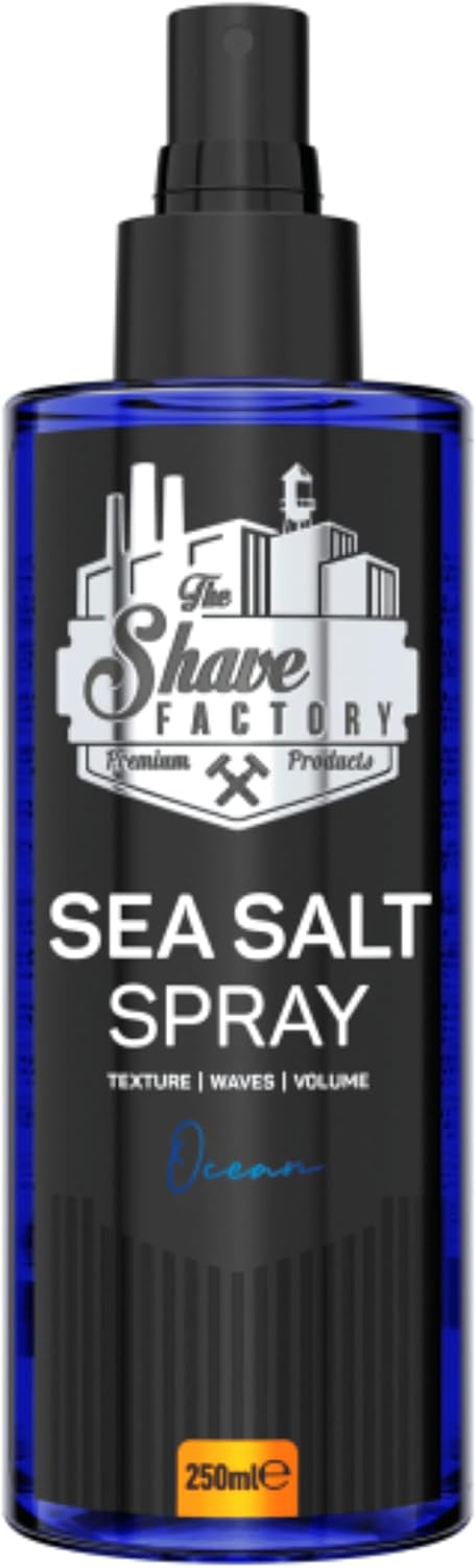 The Shave Factory Ocean Sea Salt Spray - Volume & Texture for Hair, 250ml 8.45 Fl. Oz