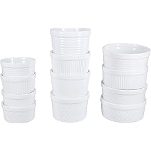 BIA Cordon Bleu 12pc Textured Ramekin Set, assorted