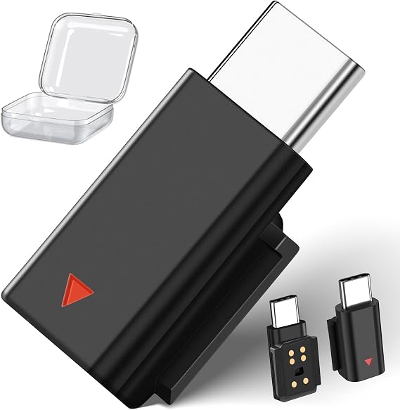 for DJI Mic 3 Adapter USB C Mobile Phone Wireless Mic Receiver | Type-C Phone for DJI Mic 3 Type-C Adapter for iPhone 17 16 Pro 15 for Galaxy S25 S26 Tablet USB C Microphone Accessories