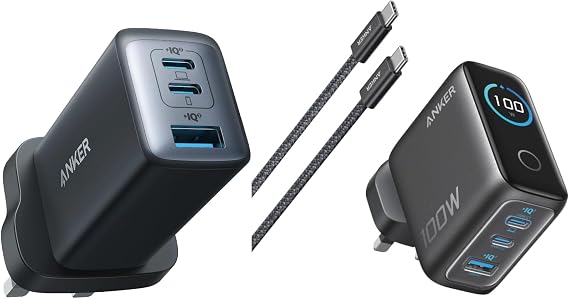 Anker USB C Charger (Nano II 65W) & 100W USB C Charger (Bundle)