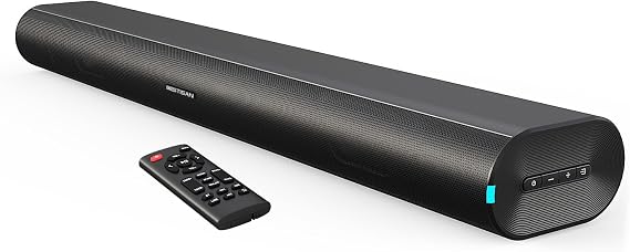 BESTISAN Sound Bar with Enhanced BassDual Larger Woofer & Dual Bass Ports, Sound Bar for Smart TV, 22-inch Soundbar with Bluetooth5.3/TV-ARC/Optical/AUX Input