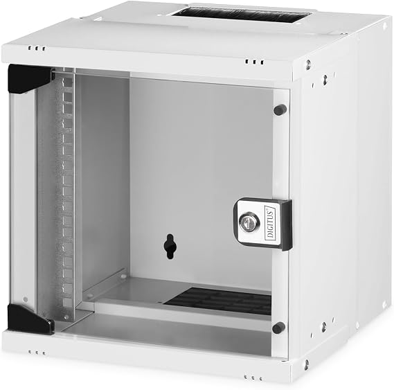 DIGITUS Network Cabinet – 10 Inches, 6U – Unassembled – Soho Pro – Grey