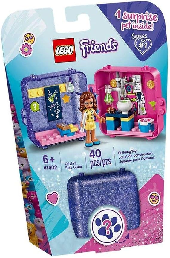 LEGO Friends Olivias Play Cube 41402 Building Kit, Includes 1 Scientist Mini-Doll, Great for Imaginative Play, New 2020 (40 Pieces)