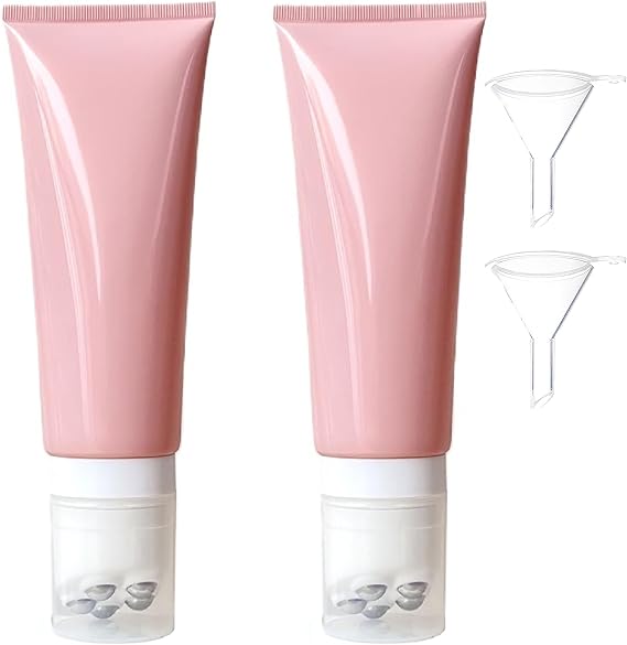 Sunscreen Roller Applicator, Sunscreen Applicator for Kids, Sunblock Applicator for Kids, Refillable Roll On Sunscreen Applicator for Suncream and Lotions (Color : 2 Pack Pink, Size : 200ml)