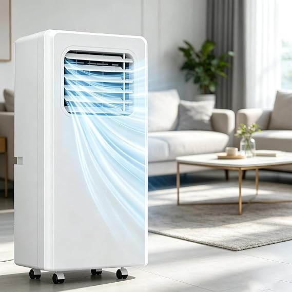 Portable Air Conditioner 12000-18000 BTU 3in1 Cooler Purifier Fan Dehumidifier with 24h Timer Remote Window Exhaust Kit, Class A Energy Rated Air Con Unit, 18000btu