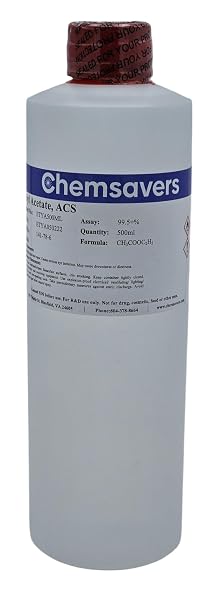 Ethyl Acetate, ACS, 99.5+%, 500ml