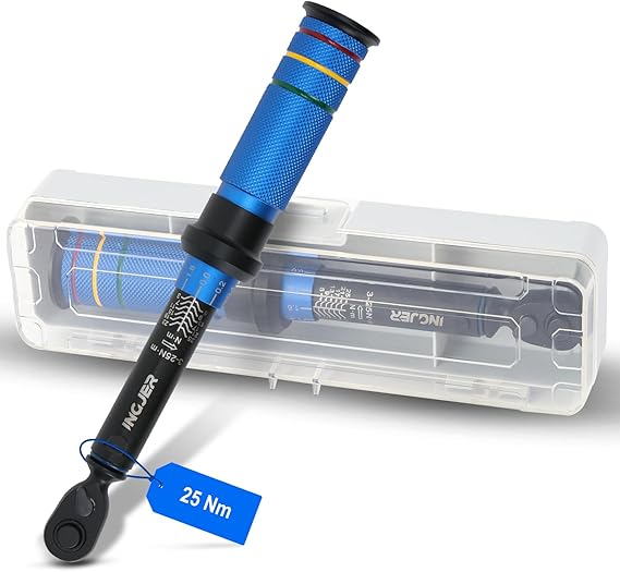 Torque Wrench,1/4 Mini Bicycle Torque Wrench,3-25Nm,72Tooth
