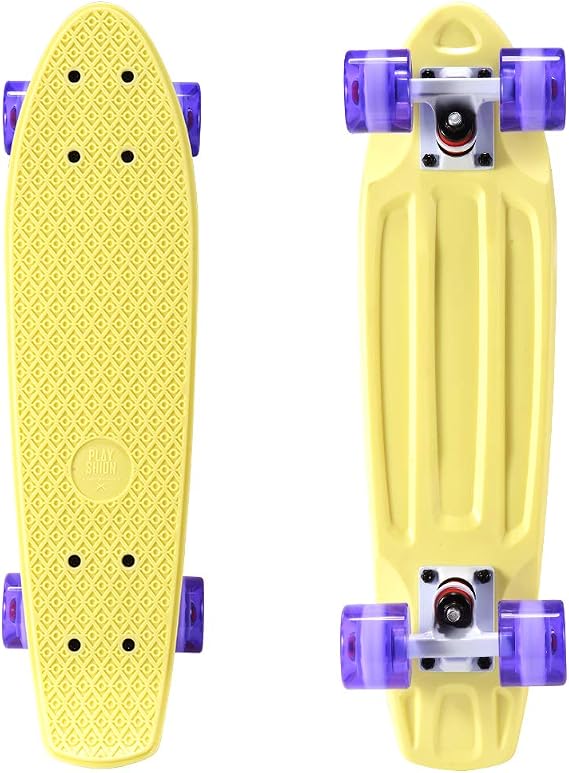 Playshion Complete Skateboards 22 Inches for Kids Boys Girls Beginners