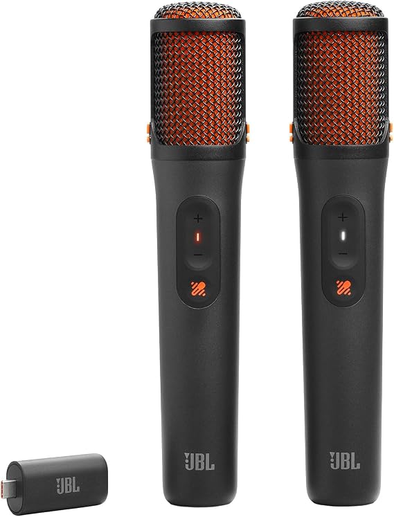 JBL EasySing Mics - Real-Time Vocal Removal - Black