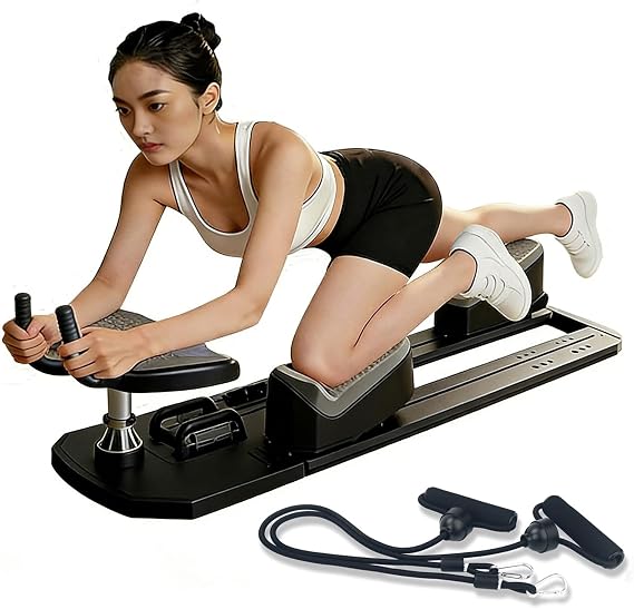 Crawling Training Machine, Spine Twist & Stretch Trainer, Back Stretcher Machine, Adjustable Exercise Equipment for Home Workout - Spine Decompression, Leg Stretching & Core Activation