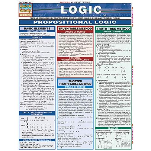 Logic: Propositional Logic Quick Study: Academic Pamphlet – January 2, 2002