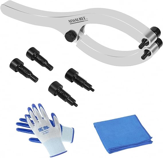 Adjustable Hydraulic Cylinder Gland Nut Spanner Wrench Set (2-9")