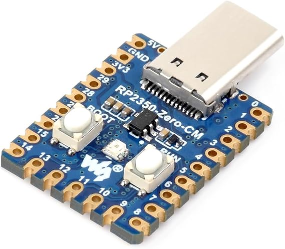 Waveshare RP2350-Zero-CM Mini Development Board, Dual-core and Architecture