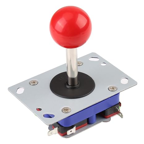 Hztyyier 1-Player Buttons and Joystick DIY Controller Kit, 2/4/8 Way Game Joystick Ball for Gaming