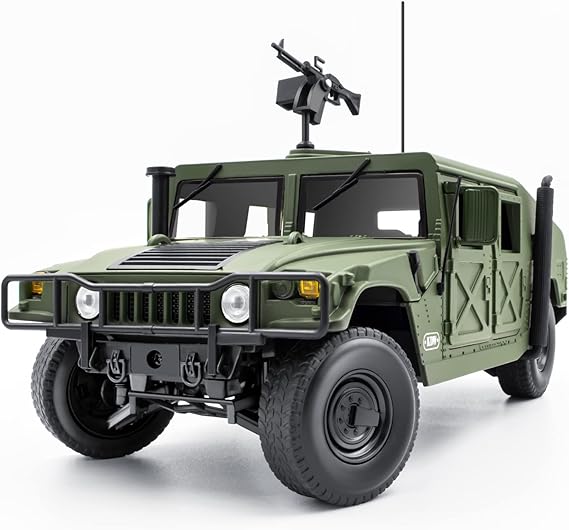 Supdex Die Cast Model Cars, 1/18 Scale Diecast Cars Metal Military Vehicles Toys, Army Toys Kids Car Friction Powered Armored Vehicle Model, Decorative Toy for Military Enthusiasts