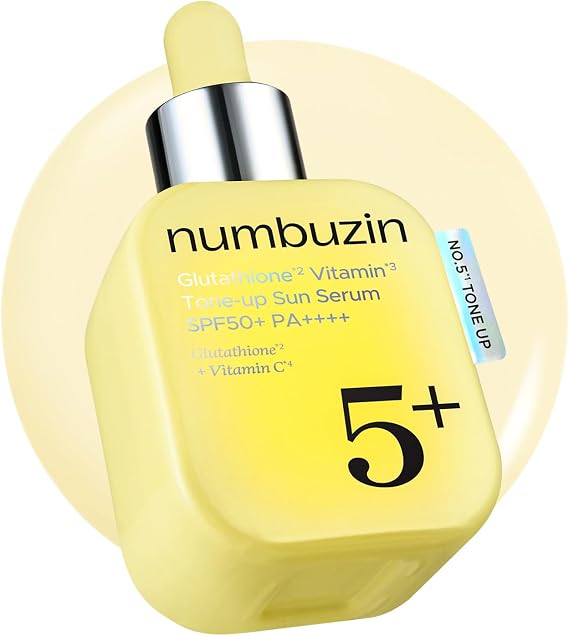 Numbuzin numbuzin No. 5 White Pearl Glutathione C Tone Up Base 30ml SPF50+ PA++++