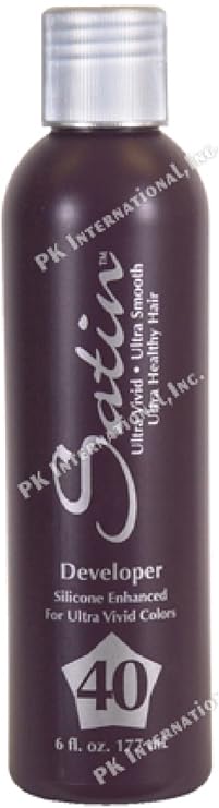 Satin 40 Volume Cream Developer, Provides Up to 4 Levels of Lift or Deposit Only, Formulated Specifically for Satin Professional Hair Color, Compatible with Satin Hair Colors, Cruelty-Free Formula