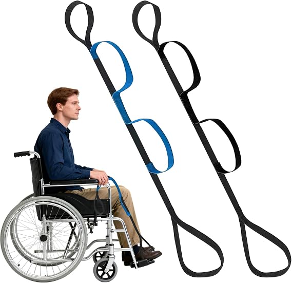Leg Lifter Mobility Aid for Bed, 2Pcs Leg Lifter, Legs Lifters After Hip Replacement, Disability Patient Equipment, Traction Ring for Wheelchairs/Beds/Sofas