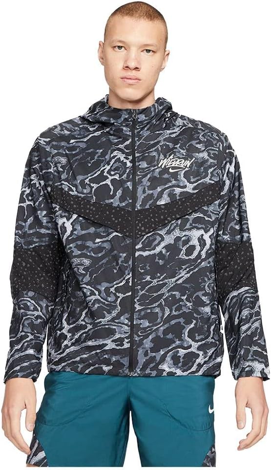 Nike Windrunner Wild Run Men's Running Jacket, Black, Large