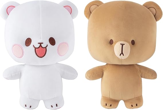 Milkmochabear 7" Inch Milk and Mocha Plush Bundle Authentic Merchandise