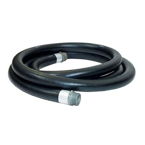 Apache 98108468 3/4" x 20' Farm Fuel Transfer Hose Male x Male Assembly with Static Wire