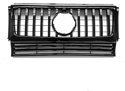 Front Inlet Grille Bumper Grill Compatible For Benz G Class W463 G500 G550 G63 G65 G55 AMG 1990-2018 GT R Style Tuning AccessoriesBlack