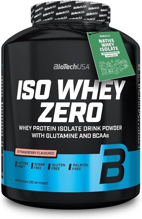 Iso Whey Zero - 5.0 lbs - Strawberry - Biotech by BiotechUSA