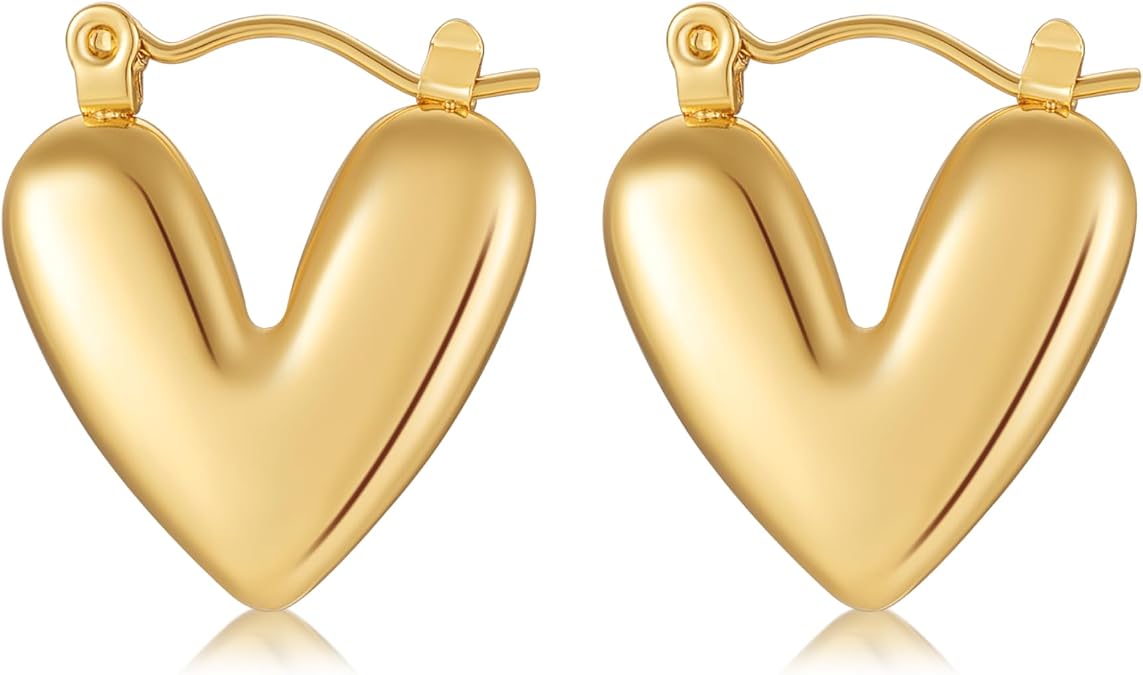 Heart Earrings for Women Mother Drop Dangle Hoops Earrings for Love Trendy Fashion Jewelry