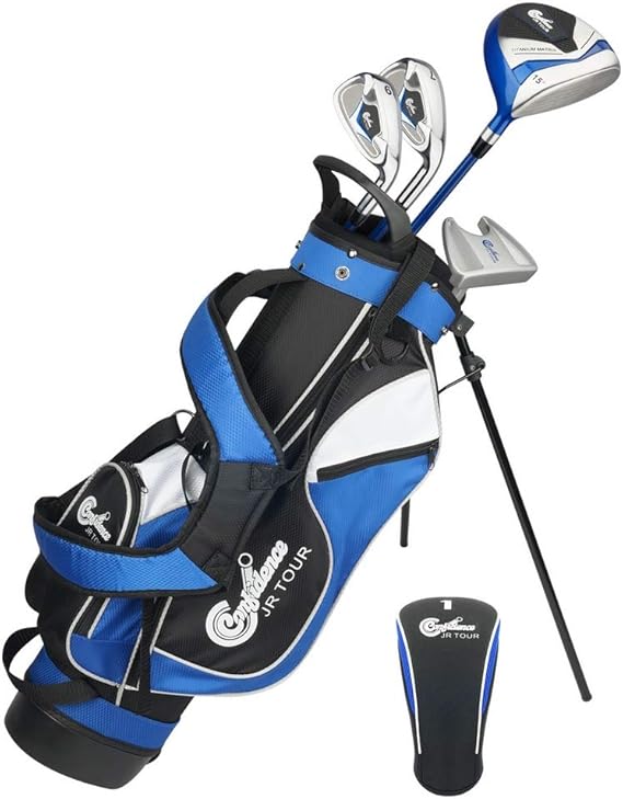 Confidence Golf Junior Golf Clubs Set for Kids Age 4-7 (up to 4' 6' Tall)