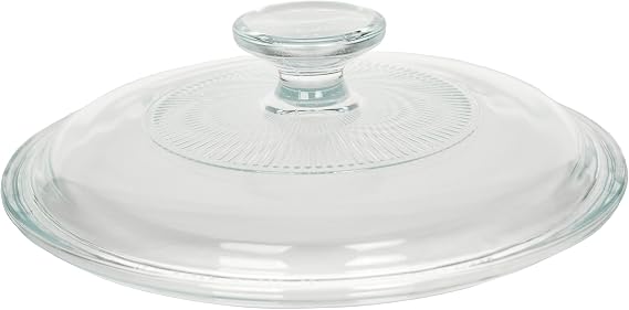 CorningWare G-5C 1.5Qt Fluted Round Glass Replacement Lid