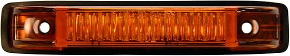 Blazer International C535A LED Rectangular Clearance/Side Marker Light, Amber