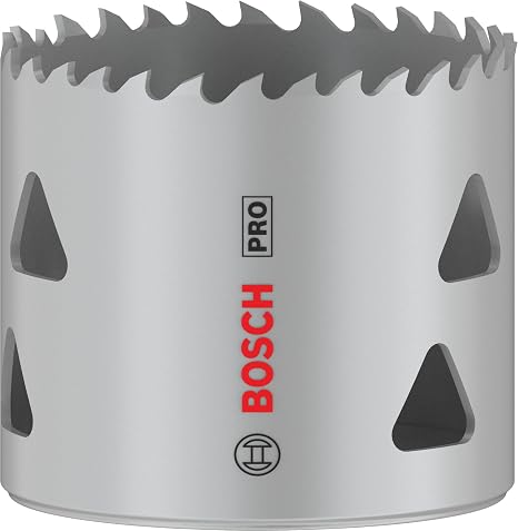 Bosch 1 x PRO Multi Malzeme Delik Testeresi (Yumuşak Ahşap, Alçıpan Duvar için, Ø 56 mm, Profesyonel Aksesuar Matkap/Tornavida)