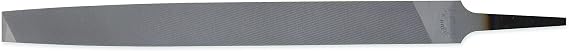 Nicholson Rectangular Mill Hand File Without Handle, Single Cut, American Pattern, Bastard Cut, 6" Length (Pack of 1) (21825N)