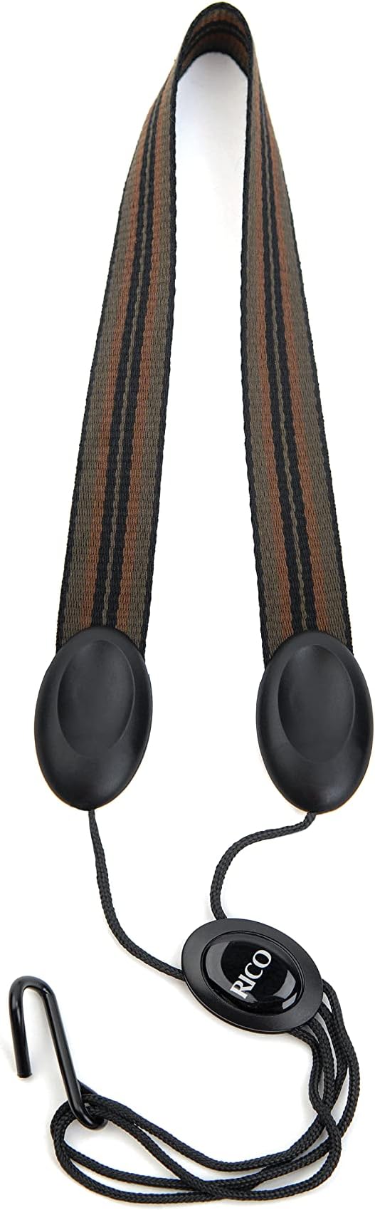 D'Addario SJA03 Fabric Neck Strap - Jazz Stripe 2