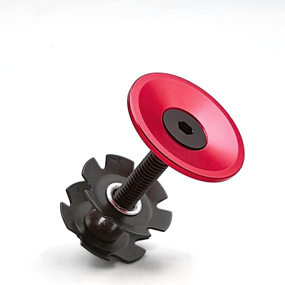 ONIPAX Bike Headset Top Cap Set 32mm M6 Bolt for 1-1/8 in Fork