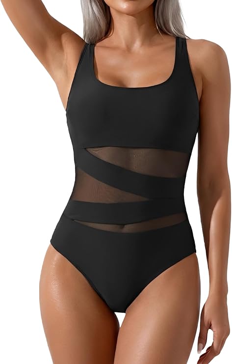 B2prity Women's Classic Women's One Piece Swimsuit One Piece Swimsuit (Pack of 1)