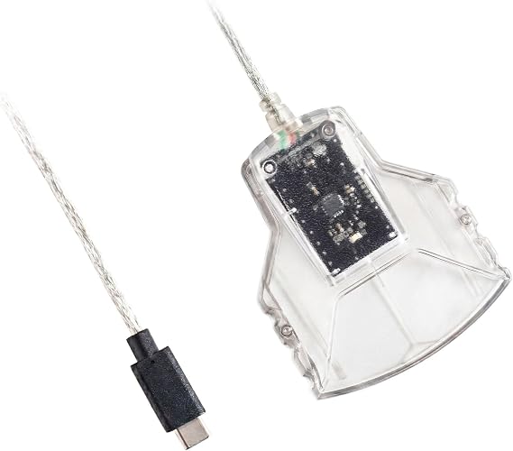IDBridge CT30-C USB-C Smart Card Reader Writer | CAC, PIV, FIPS 201 | DOD Military Army Government ID | eID Contact Chip IC Common Access